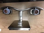 Fixture Only For Hampton Bay 2-LIGHT Brushed Nickel Vanity 837292. Fixed Price $25.00.