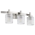 Stadium Bath Vanity-satin Nickel Finish Quorum Lighting 5184-3-65. Fixed Price $304.00.