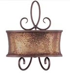 Maxim Lighting 24168SBUB Alexander 2-LIGHT Wall Sconce Bronze New Nib. Fixed Price $89.97.