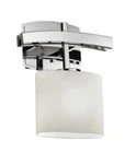Justice Design FSN-8591-30-OPAL Wall Sconce Chrome Glass Bathroom Light. Fixed Price $85.49.