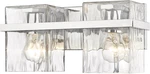 Bennington 2-LIGHT Chrome Vanity, 200W, Model 1938-2V-CH. Fixed Price $334.99.