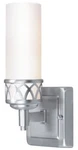Contemporary Livex Lighting Westfield Brushed Nickel Wall Sconce Lamp Glass Shad. Fixed Price $19.99.