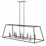 Hinkley 3338DZ Fulton 8-LIGHT Island Pendant Aged Zinc. Fixed Price $1299.00.