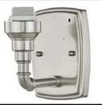 Portfolio Lot Of FB17-109 Brushed Nickel 1-LIGHT Wall Sconce Fitter #1026677. Fixed Price $26.73.
