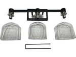 Artcraft, AC11693NB, Lyndon, Light, 24 Inch, Black And Brushed Nickel, Vanity. Fixed Price $65.99.