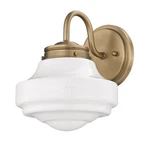 Golden Lighting 0508-1W Ingalls 9" Tall Bathroom Sconce Modern Brass / Vintage. Fixed Price $139.99.