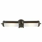 Thomas Brien Merchant Double Bath Light In Chrome With White Glass By Visual. Fixed Price $581.36.