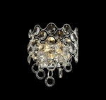 New Mordern 2 Lights Elegant Crystal Wall Sconce W:10" H:10"X E:6". Fixed Price $75.00.