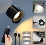1PC Led Wall Sconce Light Double Head, 360 Rotatable,touch & Remote Control. Fixed Price $23.89.