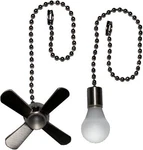 Harbor Breeze 6-IN Brushed Nickel Metal Pull Chain. Fixed Price $10.99.