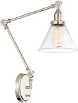 Savoy House 9-9131CP-1 Nickel Drake 18"H Wall Sconce. Fixed Price $370.00.