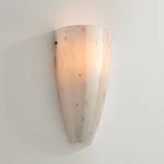 Emelle Modern Wall Light Sconce Amber Glass Hardwired 7" Fixture For Bedroom. Fixed Price $124.99.