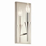 Polished Nickel One Light Wall Sconce From The Alvaro Collection. Fixed Price $139.99.