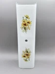Vintage Daisy Flower Mid Century Bathroom Vanity Shape Wall Light Glass Shade. Fixed Price $40.00.