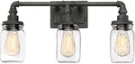 Quoizel Lighting SQR8603RK Squire Transitional Bath Vanity. Fixed Price $116.99.