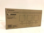Westinghouse 6304000 Alexander 3-LIGHT Brushed Nickel Wall Mount Bath. Fixed Price $69.29.