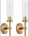 Santostock Harwired Gold Wall Sconce Lighting Vanity Fixture. Fixed Price $52.50.