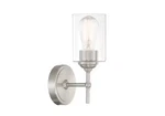 Home Decorators Collection Ayelen 1-LIGHT Brushed Nickel Indoor Wall Sconce. Fixed Price $22.43.