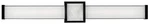 Hinkley Pietra 30 3/4" Black With White Glass Led Vanity Bath Light. Fixed Price $499.00.