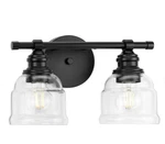 The Progress Lighting P300374 From Ambrose Matte Black Vanity. Fixed Price $39.93.