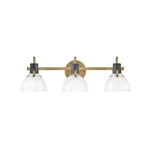 Hinkley Lighting Argo Bath Vanity, Heritage Brass/cased Opal - 51113HB. Fixed Price $305.15.