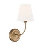 Crystorama Sylvan Light Libby Langdon Wall Mount, Vibrant Gold 2441-OP-VG. Fixed Price $150.00.