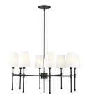 Ml Lighting 16108-MB Adorra 30" Wide 8-LIGHT Chandelier Matte Black. Fixed Price $327.26.