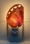 Sea Pearl Abalone Shell Night Light Kitchen Bathroom Mint Condition Works Great. Fixed Price $19.95.