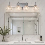 23" Crystal Vanity Light Bathroom Mirror Chrome Wall Lamp Vintage Sconce Fixture. Fixed Price $78.99.