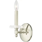 Livex Lighting 42701-35 Bennington Wall Sconce Polished Nickel. Fixed Price $54.99.