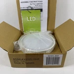 Minka Aire Fan Light Kit Simple 5" - White Open Box. Fixed Price $64.99.