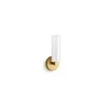 Kohler Crue 1-LIGHT Brushed Moderne Brass Wall Sconce 35872-SC01-2GL. Fixed Price $138.56.