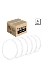 Taloya 6 Pack 12 Inch Flush Mount Led Ceiling Light Fixture, White 5 Setting. Fixed Price $47.99.