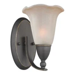 Woodbridge Lighting Kingston 1 Wall Sconce/bath Metallic Bronze. Fixed Price $40.87.