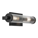 Black Two Light Wall Sconce From The Azores Collection. Fixed Price $244.99.
