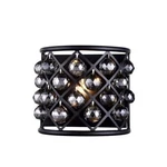 Elegant Lighting Madison 12" Royal Crystal Wall Sconce Mocha Brown. Fixed Price $332.00.