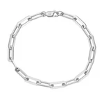 Solid 925 Sterling Silver Bracelet, 3MM Width 7 Inch Chain. Fixed Price $55.59.