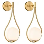 Holkirt Mid-century Modern Wall Sconces Bathroom Globe Vanity Light Fixture B.... Fixed Price $225.48.