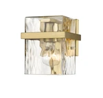 Z-lite 1938-1S Bennington 6"W Bathroom Vanity Light Gold. Fixed Price $128.00.