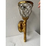 Vintage Hinkley Plantation Wall Candle Gold-finished Metal Glass Bubble Holder,. Fixed Price $55.00.