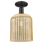 Innovations Bridal Veil 1LT 8" Semi-flush, Black/mercury 716-1C-BK-G559-8ME. Fixed Price $202.40.
