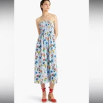 Hill House Lucy Nap Dress In Light Blue Space Floral Size Xs. Fixed Price $60.00.