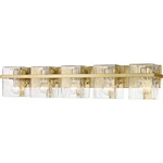 Z-lite 1938-5V-MGLD Bennington Vanity, 5-LIGHT 500 Total Watts, Modern Gold. Fixed Price $216.75.