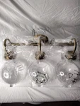 Lnc A03595 Contemporary Gold 3-LIGHT Bathroom Vanity. Fixed Price $80.00.