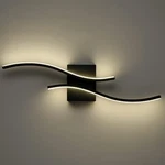 Modern Black Led Sconce Wall Lighting Indoor 24" Minimalist Industrial. Fixed Price $49.99.