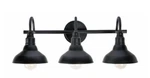 Kenroy Home Dale 3-LIGHT Black Vanity 93515BL. Fixed Price $17.06.