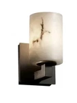 Justice Design Lumenaria Single Light 7-3/4" Tall Wall Sconce Faux Alabaster. Fixed Price $199.99.