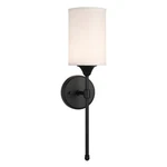 Wall Sconce Classic 1 Light Black Vanity Fabric Shade Corridor & Bedroom. Fixed Price $45.99.