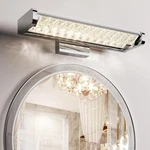Jackyled Bathroom Fixtures, Chrome Crystal Glass Vanity Lighting. Fixed Price $59.65.