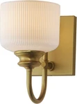 Maxim 21491WT Bisque 10" Tall Light Wall Sconce - Brass. Fixed Price $79.90.